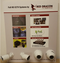 Custom CCTV Point Of Sale Display Board