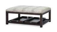Accent Ottoman with Trays