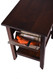 Shaker style end table with secret compartment