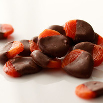 Dark Chocolate Dipped Apricots 