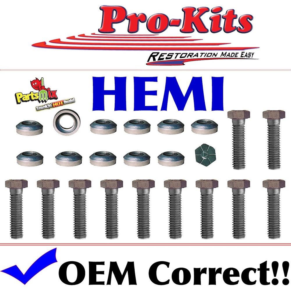 Hemi, exhaust, bolts, manifold, fasteners