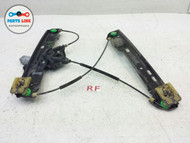 12-18 RANGE ROVER EVOQUE FRONT RIGHT PASSENGER WINDOW GLASS REGULATOR MOTOR LIFT #EQ052017