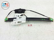 2009-2017 AUDI Q5 QUATTRO REAR RIGHT WINDOW DOOR GLASS REGULATOR MOTOR LIFT SQ5 #AQ013117