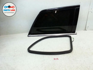 08-12 MERCEDES GL550 X164 REAR RIGHT QUARTER WINDOW VENT GLASS OPEN TRIM MOLDING GL060917-099