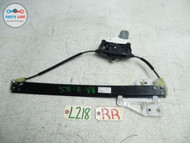 2009-2014 AUDI Q5 3.2L DOOR GLASS WINDOW REGULATOR MOTOR ASSEMBLY RIGHT REAR OEM #AQ021515