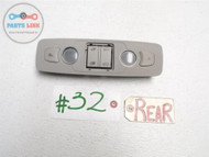 2007-2009 AUDI Q7 INTERIOR ROOF DOME MAP READING LIGHT LAMP REAR W/ SUNROOF GRAY 231849715697