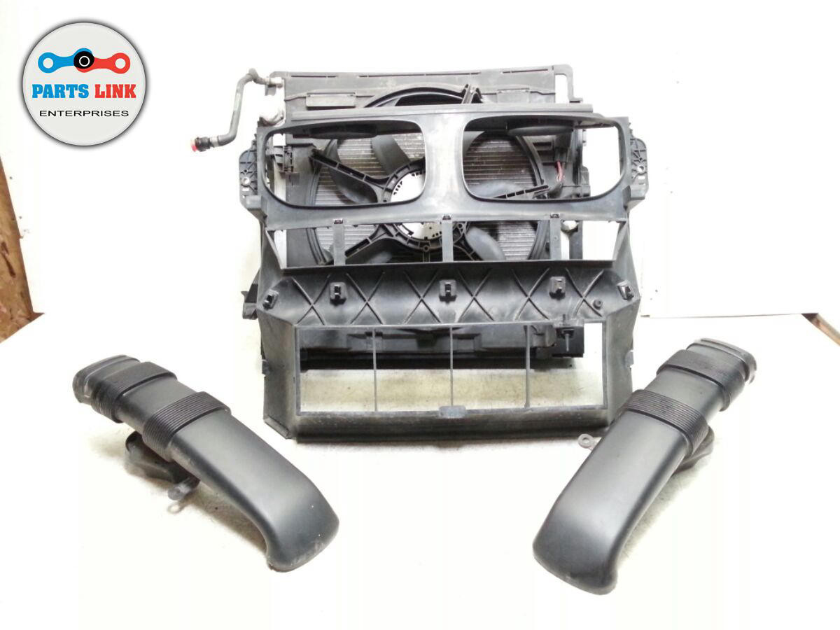 BMW X5 E70 RADIATOR CONDENSER COOLING FAN SHROUD TUBING SET OF 6 OEM - PARTS LINK ENT