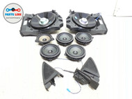 17-18 BMW 430I F33 FRONT REAR SPEAKER SPEAKERS AUDIO SYSTEM WOOFER TWEETER SET #BM012318
