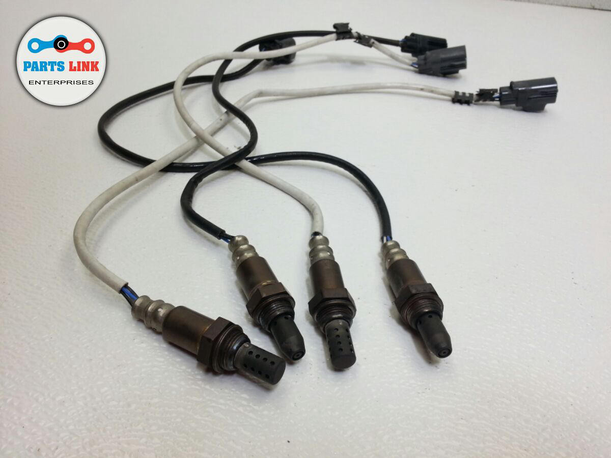 1214 JAGUAR XFR XF 5.0L FRONT REAR EXHAUST OXYGEN O2 SENSORS SET RIGHT LEFT