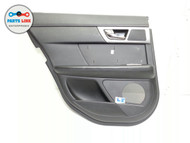 2012-2015 JAGUAR XFR REAR LEFT DOOR TRIM PANEL SPEAKER COVER HANDLE BLACK X250 #XR052018