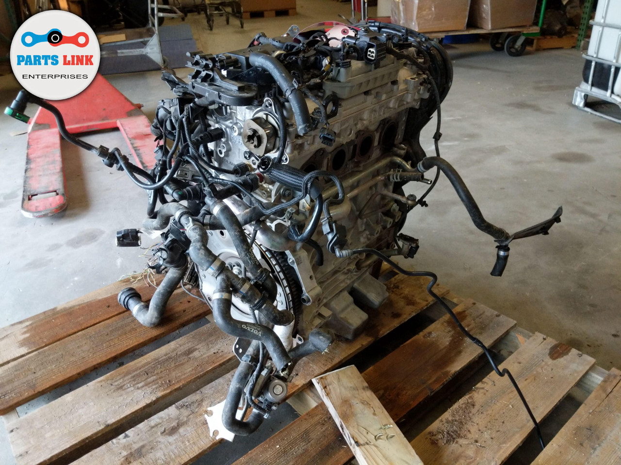 16 Volvo Xc90 T5 2 0l Turbo Awd Front Engine Motor 4 Cylinder Gasoline 45k Oem Parts Link Ent