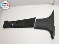 UPPER LOWER LEFT DRIVER CENTER B PILLAR COVER TRIM EBONY SET 2016-19 VOLVO XC90 #VL091418