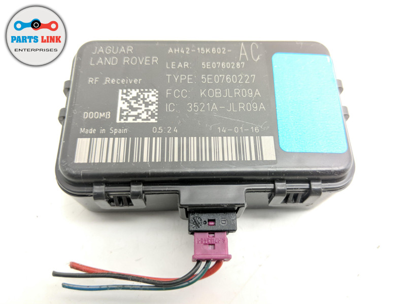 2016 RANGE ROVER SPORT L494 HSE TD6 KEYLESS ENTRY RECEIVER ANTENNA MODULE OEM PARTS LINK ENT