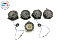 2014-18 BMW X5 F15 HARMAN AUDIO SOUND SPEAKER TWEETER FRONT REAR DASH DOOR SET #BX013019