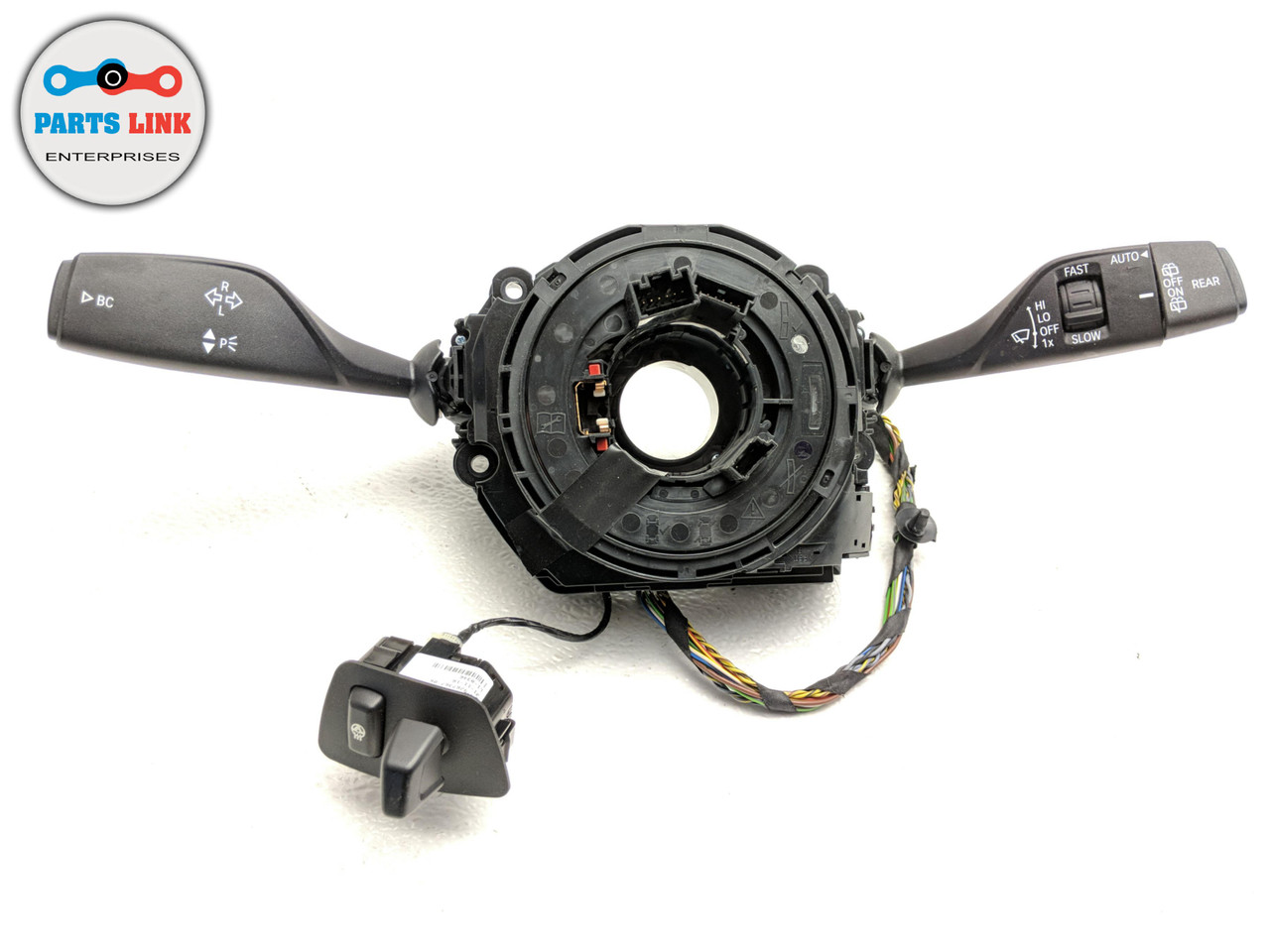 2014-2018 BMW X5 F15 STEERING COLUMN ADJUST WIPER TURN LIGHT COMBO SWITCH OEM - PARTS LINK ENT