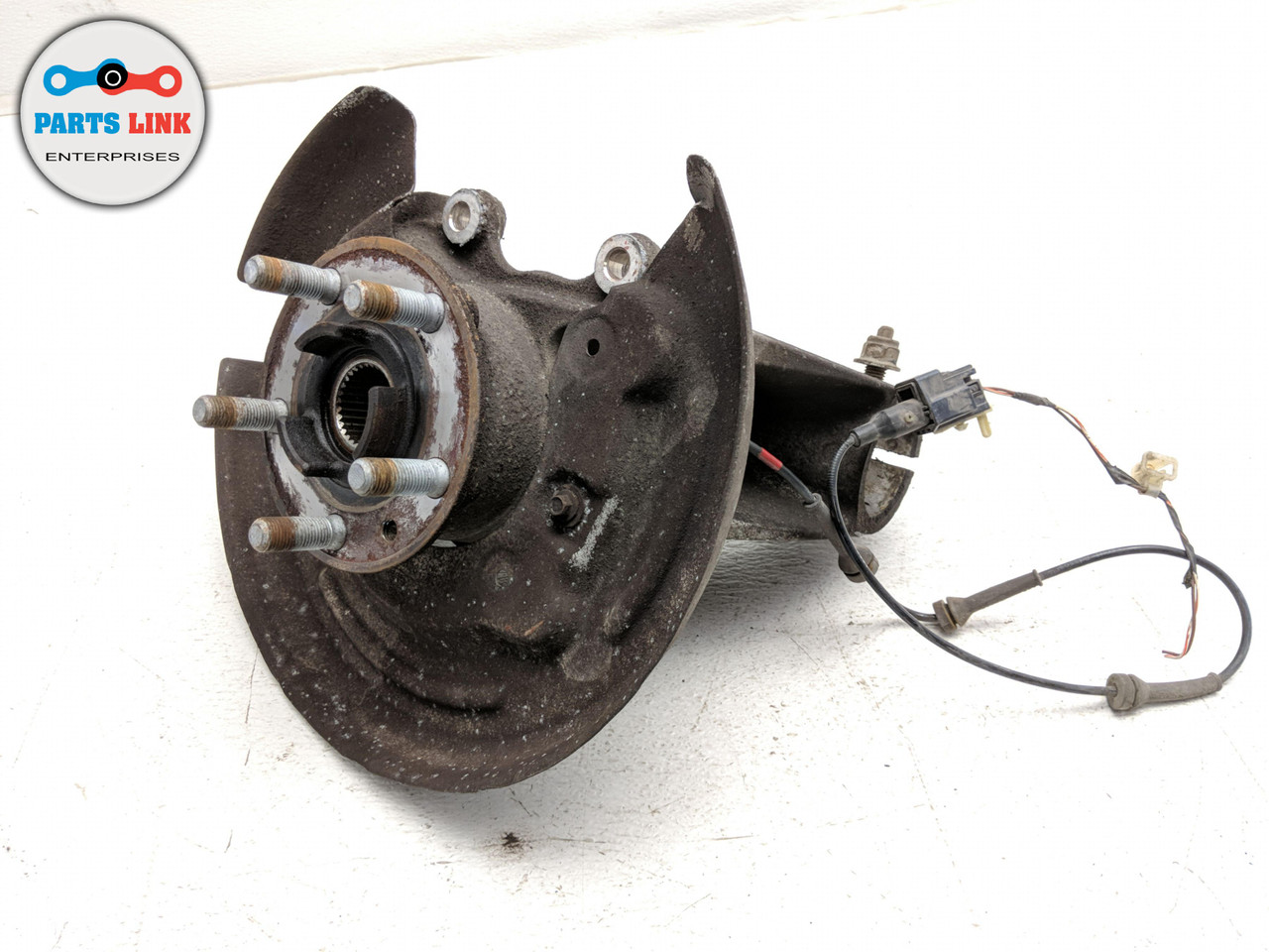 12-19 LR Range Rover Evoque L538 Rear Left Spindle Knuckle Hub w/ Shield OEM