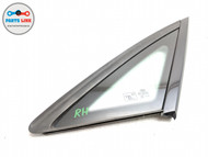 REAR RIGHT QUARTER WINDOW GLASS TRIM VENT BLACK ASSEMBLY 2011-14 AUDI A8 D4 #AU121018