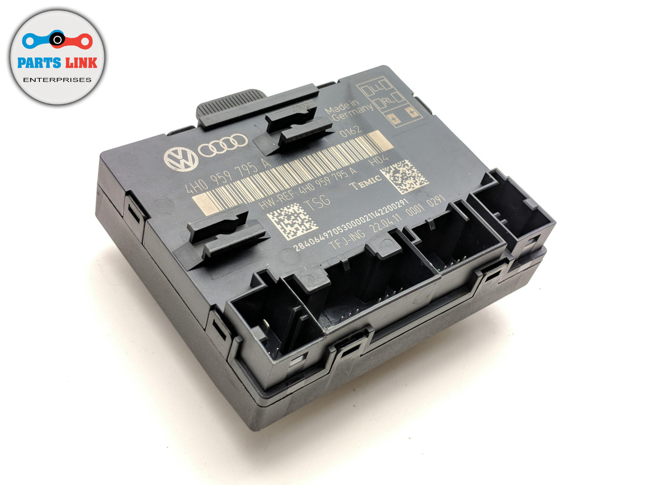 20112012 AUDI A8 D4 QUATTRO REAR RIGHT PASSENGER DOOR CONTROL MODULE