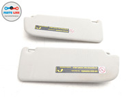 2011-2016 AUDI A8 D4 FRONT LEFT & RIGHT WINDSHIELD GLASS SUN VISOR MIRROR SET AU121018-043