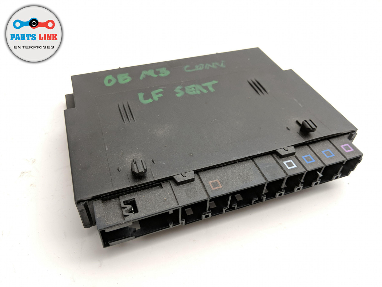 2008-2013 BMW M3 E93 CONVERTIBLE FRONT LEFT DRIVER SEAT CONTROL MODULE ECU OEM - PARTS LINK ENT