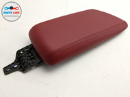 2017-19 ALFA ROMEO GIULIA CENTER CONSOLE ARM REST ARMREST LID LEATHER RED 952 #AR040519