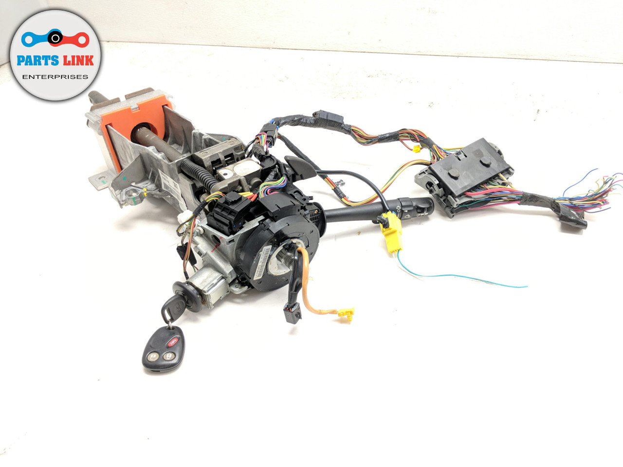 2003-2007 HUMMER H2 STEERING COLUMN W/KEY CRUISE WIPER LIGHT SWITCH ...