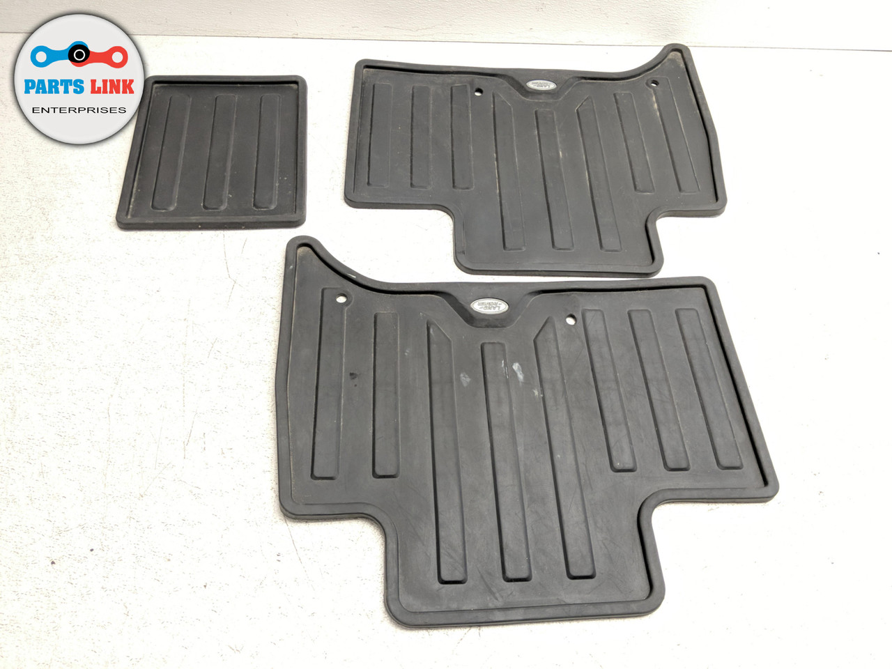 2017-2019 LAND ROVER DISCOVERY 5 L462 REAR 2ND ROW ALL WEATHER RUBBER MAT  SET-3
