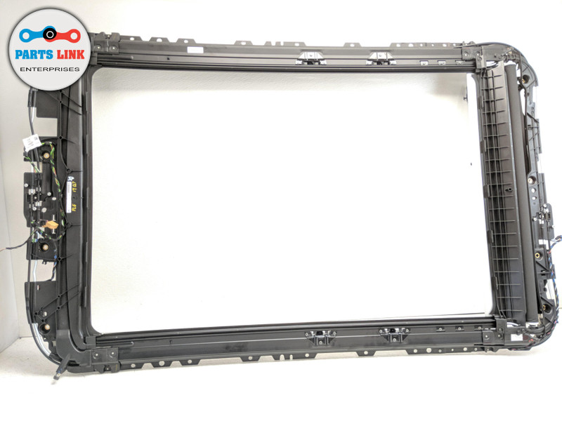 20172019 AUDI Q7 4M UPPER PANORAMIC SUN MOON ROOF GLASS SHADE FRAME