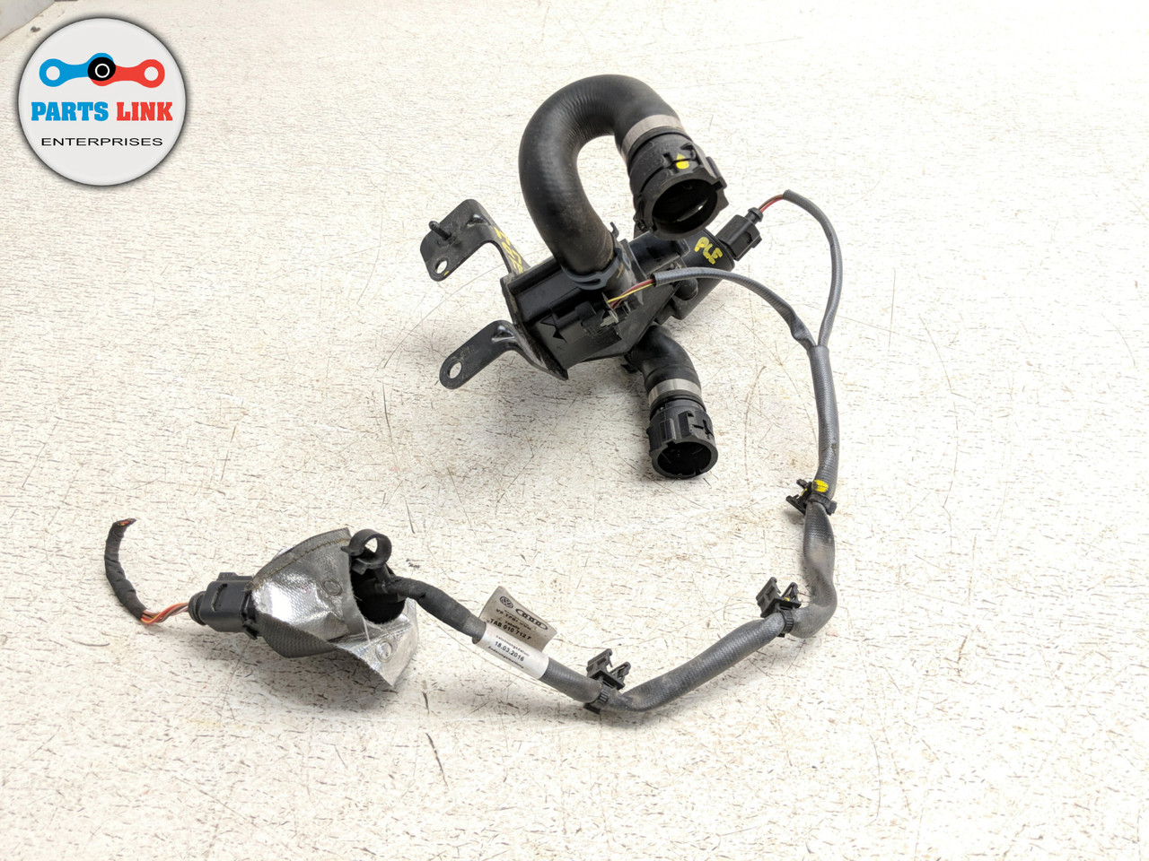 20172019 AUDI Q7 4M AUXILIARY WATER COOLANT COOLING PUMPS HOSES MOUNT ASSEMBLY PARTS LINK ENT