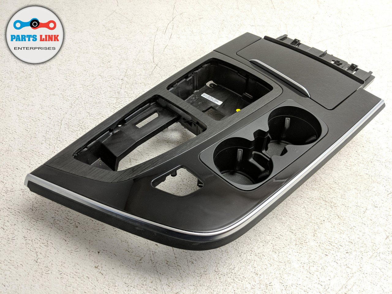 20172019 AUDI Q7 4M CENTER CONSOLE SHIFTER CUP HOLDER PANEL TRIM BEZEL COVER
