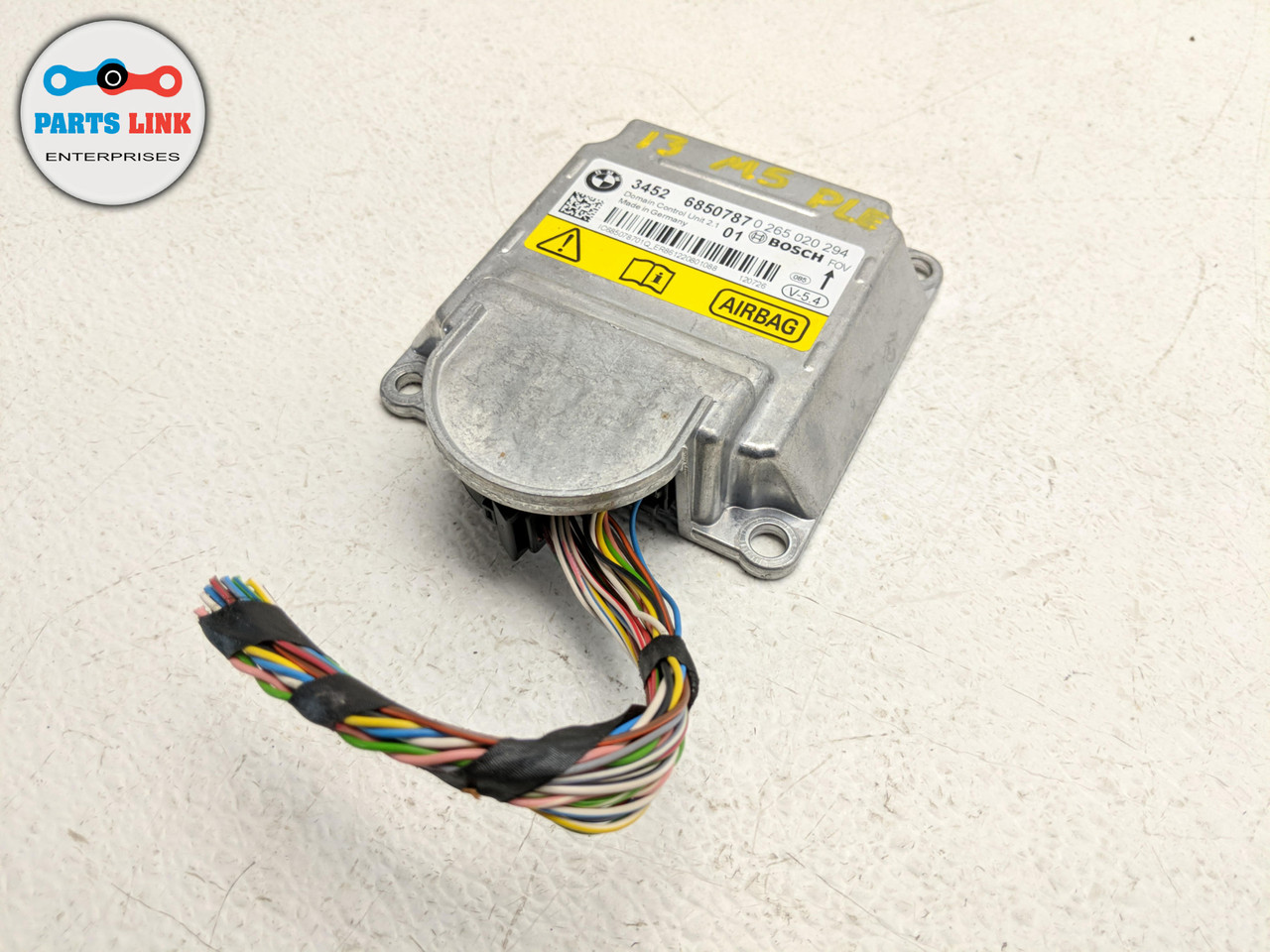 20122016 BMW M5 F10 SRS AIRBAG DOMAIN CONTROL MODULE UNIT BRAIN ICM