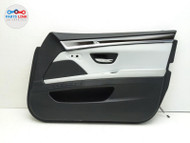 13-16 BMW M5 F10 FRONT RIGHT PASSENGER DOOR TRIM PANEL HANDLE ARMREST AMBIENT RH #BM080119