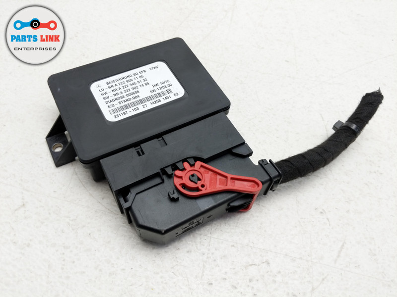 20142017 MERCEDES S550 W222 REAR TRUNK PARKING BRAKE CONTROL MODULE