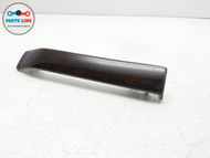 13-19 MERCEDES SL550 R231 LEFT DRIVER DASH BOARD WOOD WALNUT TRIM MOLDING BEZEL #SL122019