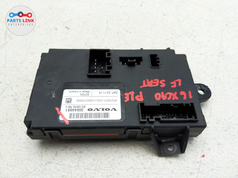 20162020 VOLVO XC90 T5 FRONT LEFT DRIVER POWER SEAT CONTROL MODULE