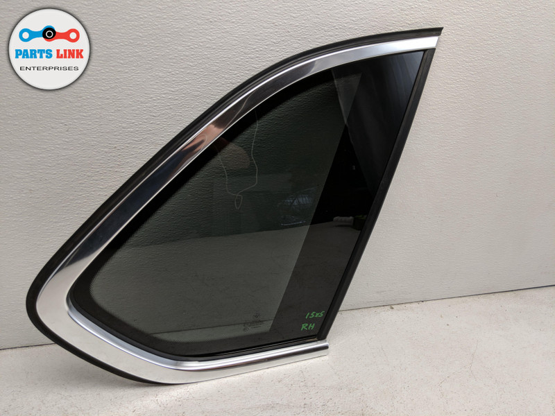 20142018 BMW X5 F15 REAR RIGHT PASSENGER SIDE QUARTER PANEL WINDOW