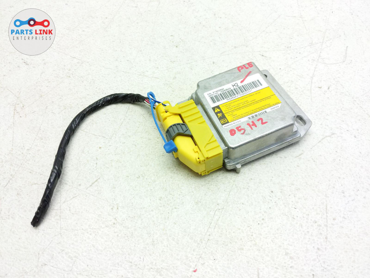 2005 HUMMER H2 AIRBAG CONTROL MODULE UNIT BRAIN CRASH DATA ECU COMPUTER