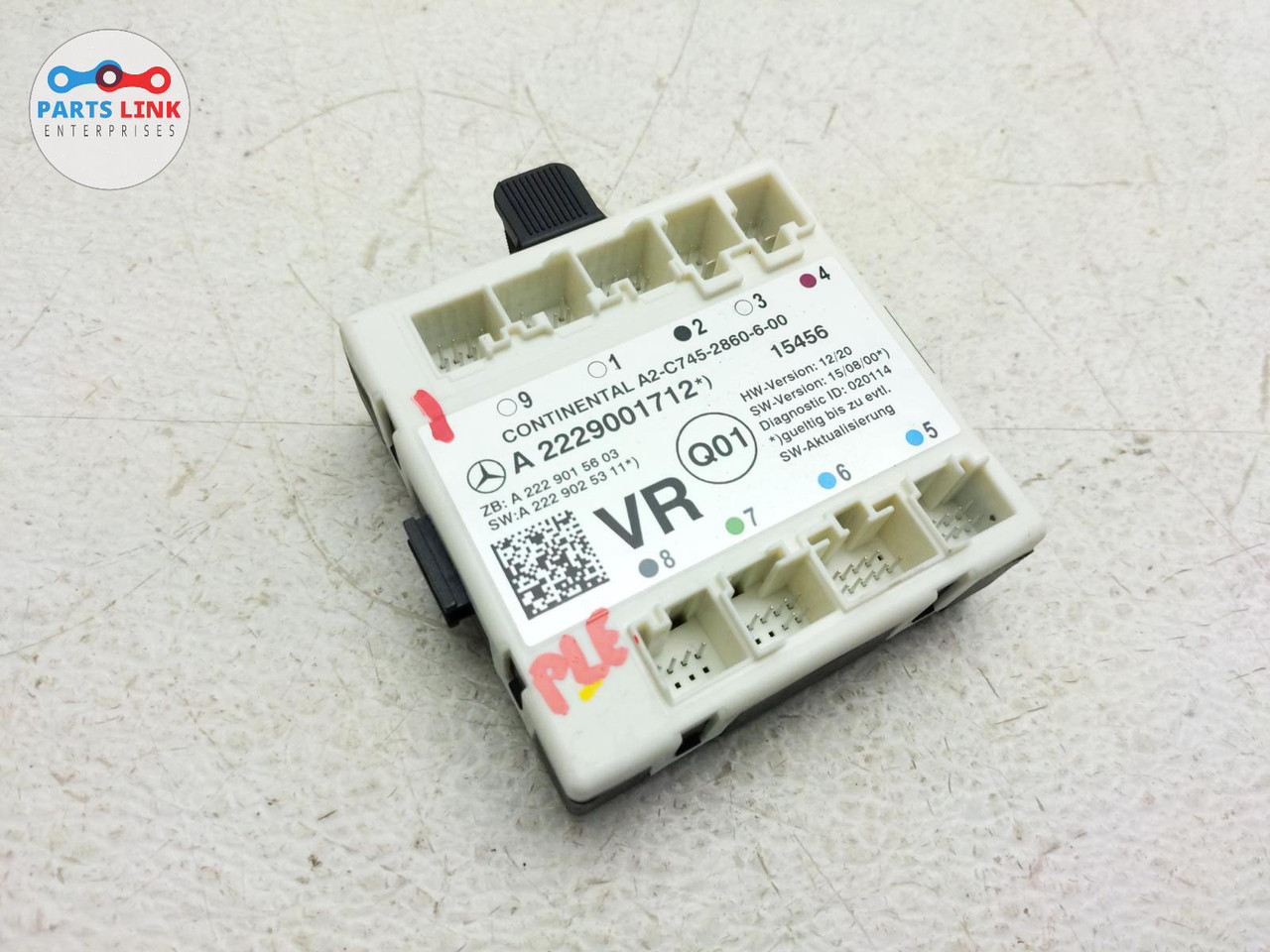 20162017 MERCEDES C63 S AMG W205 FRONT RIGHT PASSENGER DOOR CONTROL