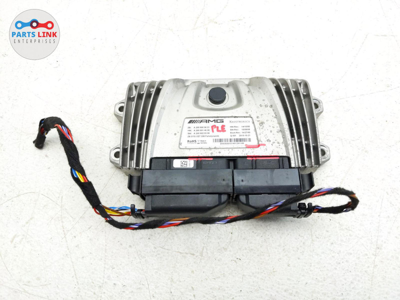 2016 MERCEDES C63 S AMG W205 SUSPENSION VEHICLE DYNAMICS CONTROL MODULE