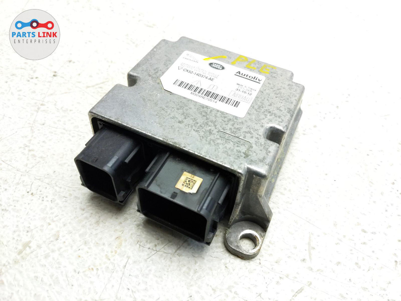 2013 RANGE ROVER L405 BAG SRS CRASH DATA CONTROL MODULE UNIT BRAIN COMPUTER