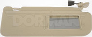 Dorman 74210 Right Passenger Side Sun Visor Assembly for 06-09 Hyundai Santa Fe DRM-74210