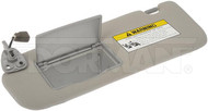 Dorman 74204 Left Driver Side Sun Visor Assembly for 05-10 Hyundai Sonata Gray DRM-74204