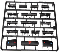 Dorman 76833 HVAC Climate Control Push Button Kit Set for 03-11 Saab 9-3 (19 pc) DRM-76833