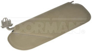 New Dorman 74486 Beige Tan Vinyl Sun Visor Shade LH Driver Side Chevy GMC Van #NI101320