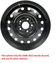 Dorman 939-148 Steel wheel fits Honda Accord LX 08 09 10 11 12 42700TA0A01 16" #NI110620
