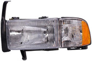 New Dorman 1590404 Driver Side Left HeadLight 94-01 Dodge Ram Truck Headlamp LH DRM-1590404