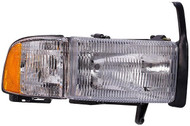New Dorman 1590405 Passenger Side Right HeadLight 94-01 Dodge Ram Truck Headlamp DRM-1590405