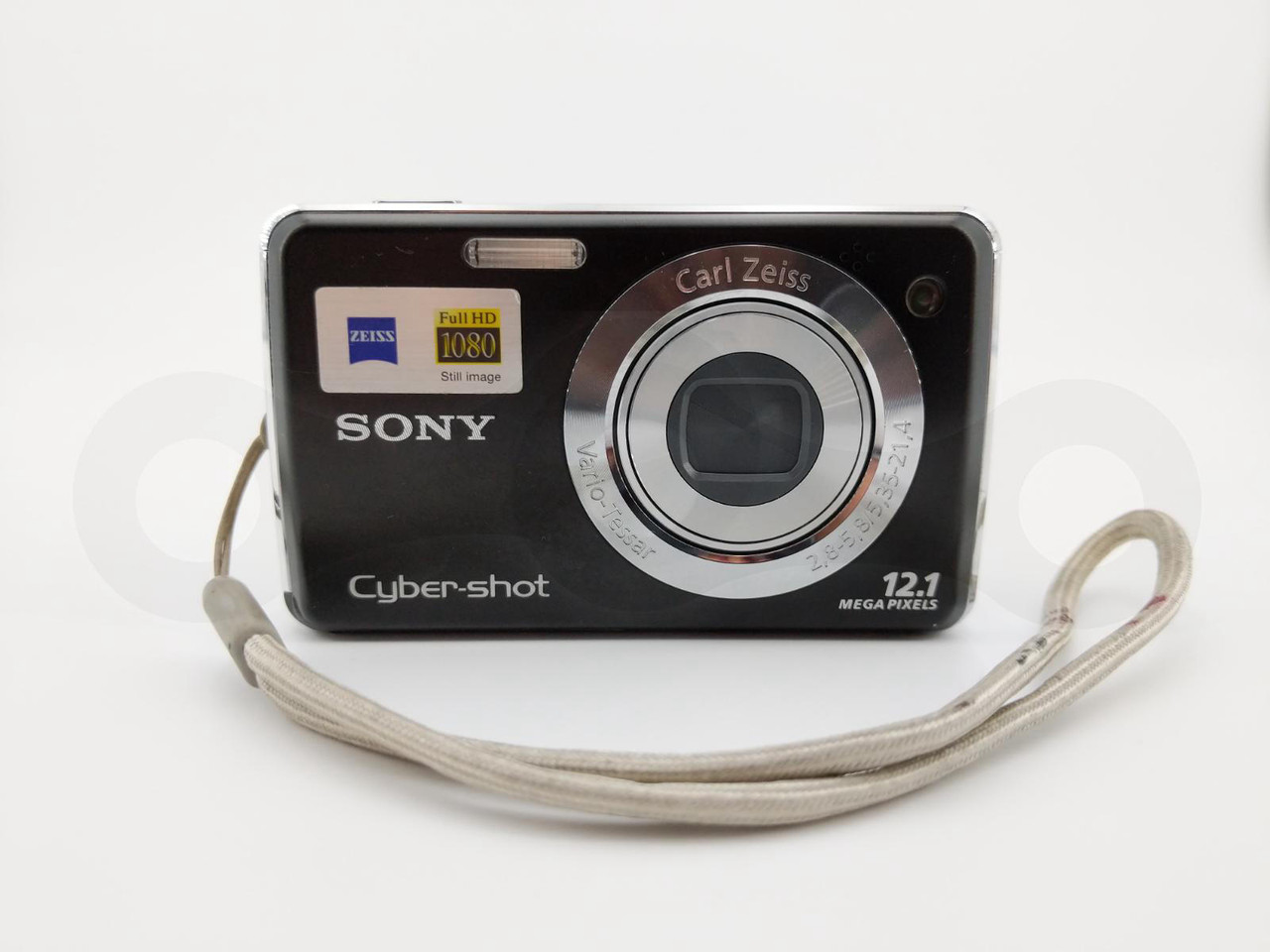 SONY CYBER-SHOT DSC-W230 12.1MP CARL ZEISS DIGITAL CAMERA BLACK NO BATTERY