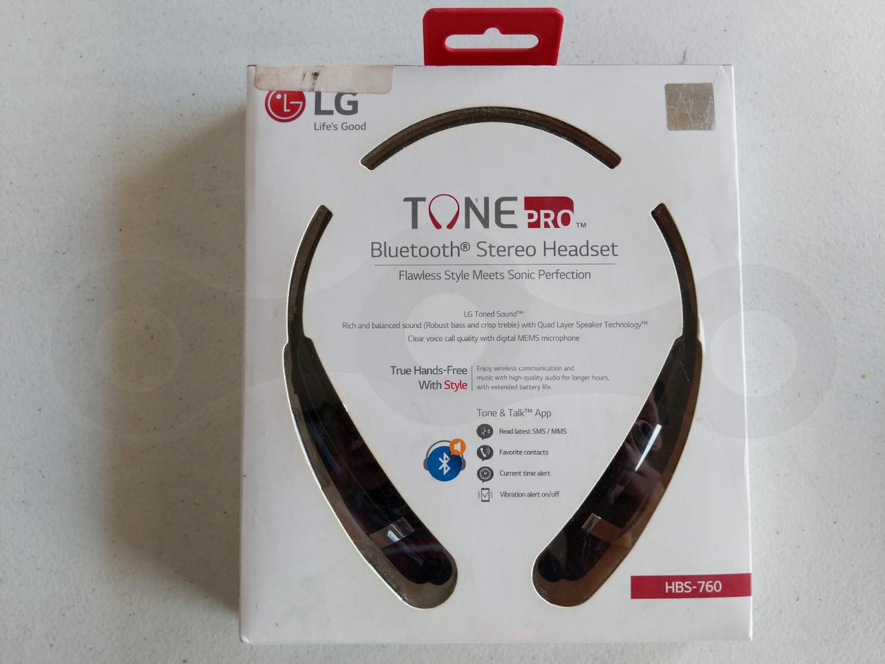 LG HBS760 TONE PRO WIRELESS BLUETOOTH STEREO HEADSET NECKBAND