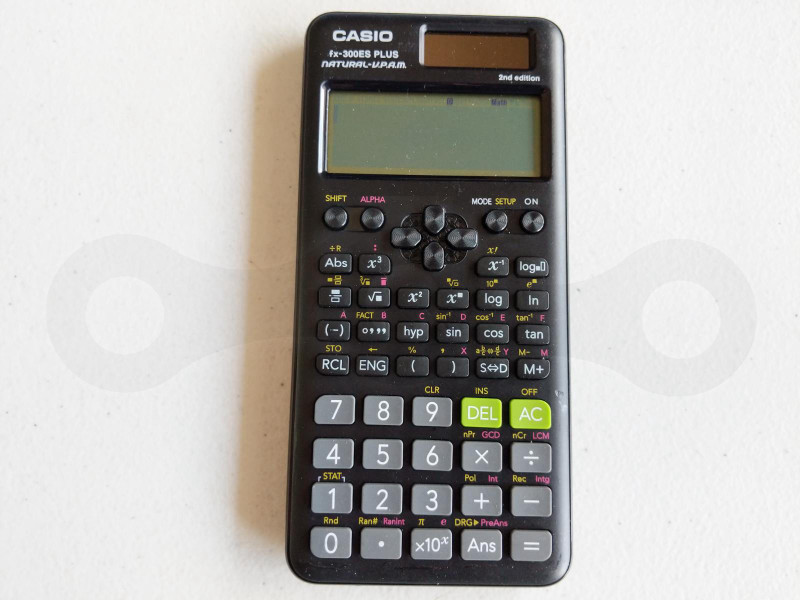 CASIO FX300ES PLUS SCIENTIFIC SOLAR NATURAL VPAM POWER CALCULATOR ONLY